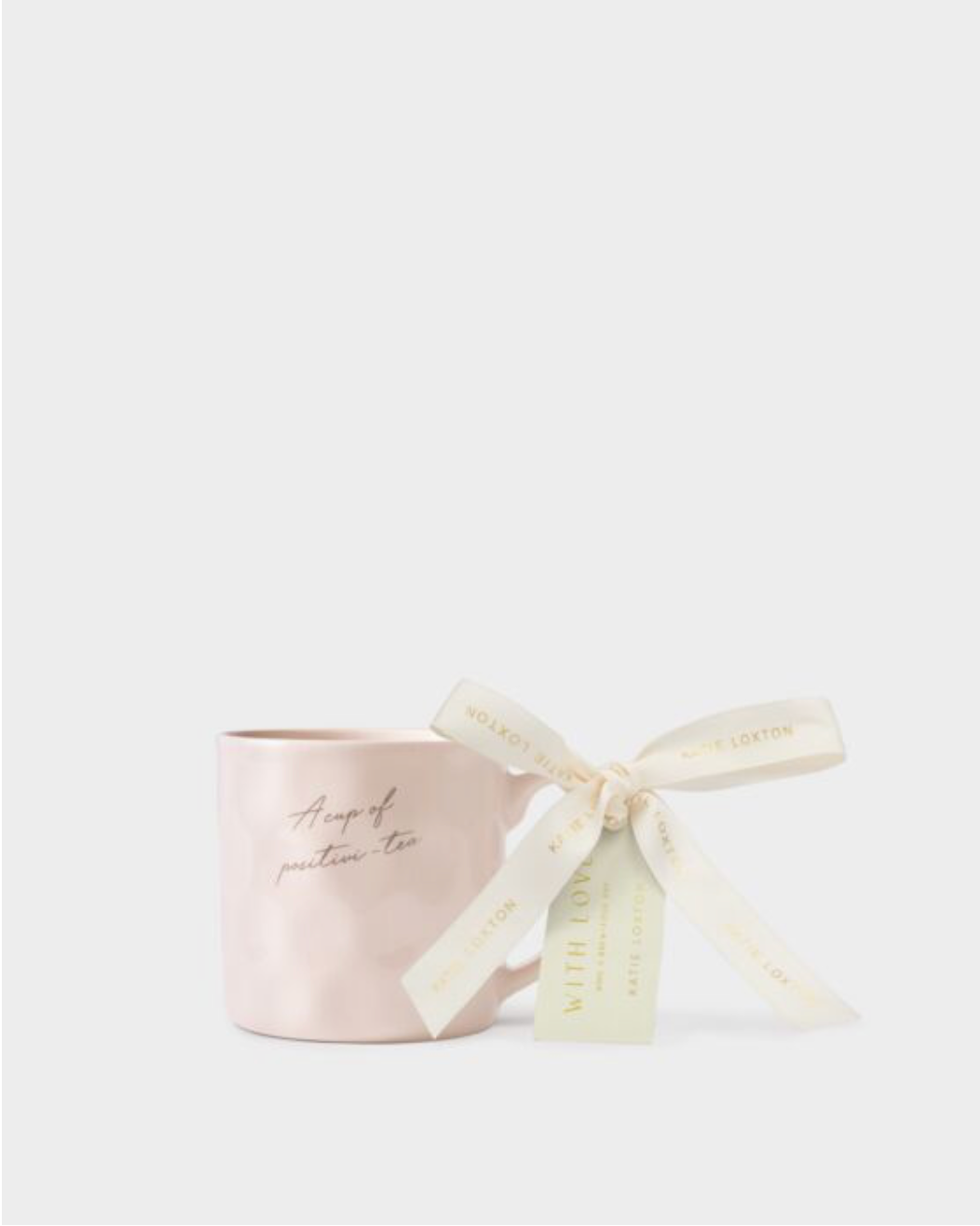 Katie Loxton | 'A Cup of Positivi-Tea' Gift Bow Mug