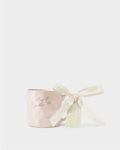 Katie Loxton | 'A Cup of Positivi-Tea' Gift Bow Mug