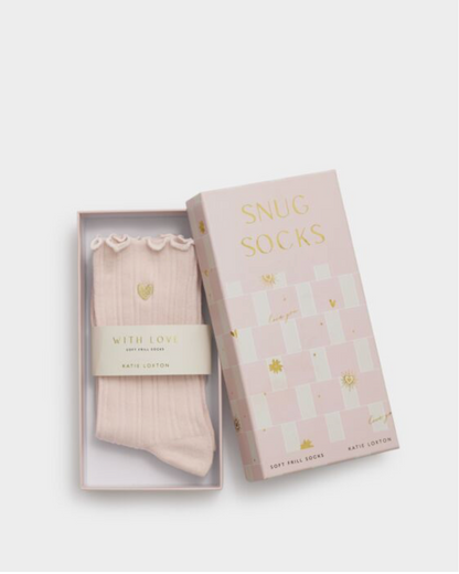Katie Loxton | 'With Love' Frill Heart Socks Gift Set