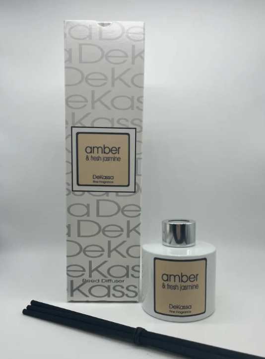 Dekassa | Amber & Fresh Jasmine Luxury Scented Reed Diffuser