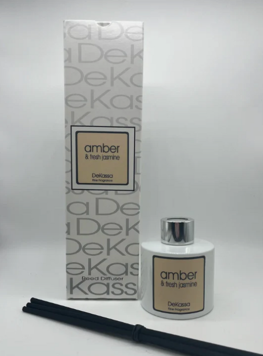 Dekassa | Amber & Fresh Jasmine Luxury Scented Reed Diffuser