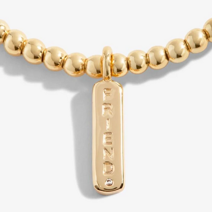 Joma Jewellery | Gold A Little Friendship Bracelet