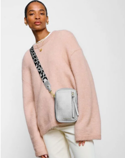 Katie Loxton | Silver Hallie Small Crossbody Bag