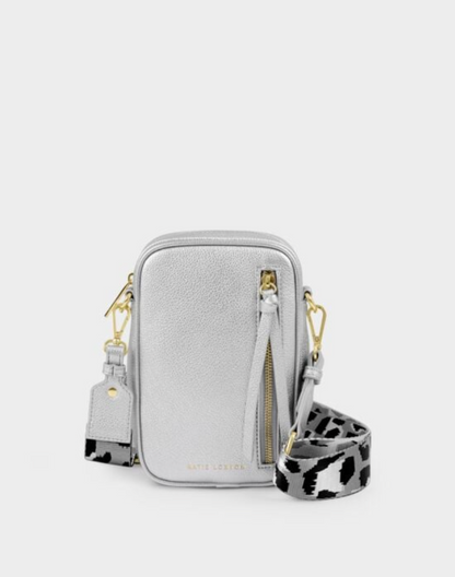 Katie Loxton | Silver Hallie Small Crossbody Bag
