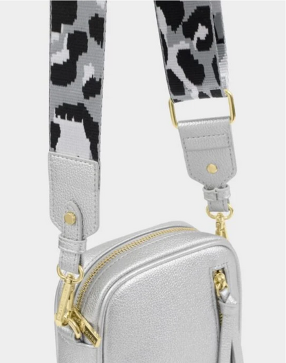 Katie Loxton | Silver Hallie Small Crossbody Bag