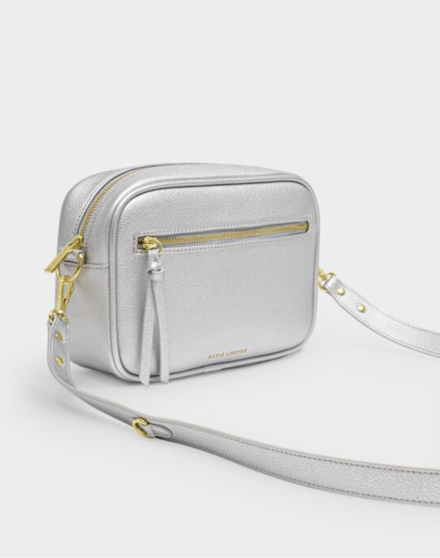 Katie Loxton | Silver Hallie Crossbody Bag