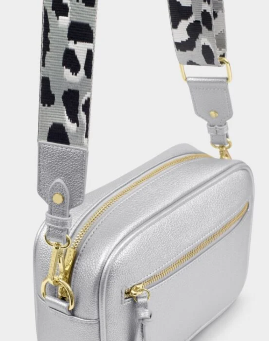 Katie Loxton | Silver Hallie Crossbody Bag