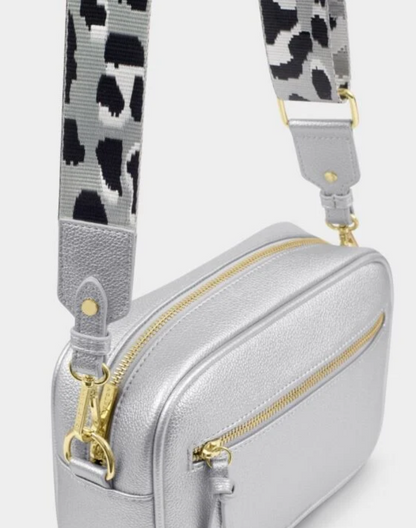 Katie Loxton | Silver Hallie Crossbody Bag