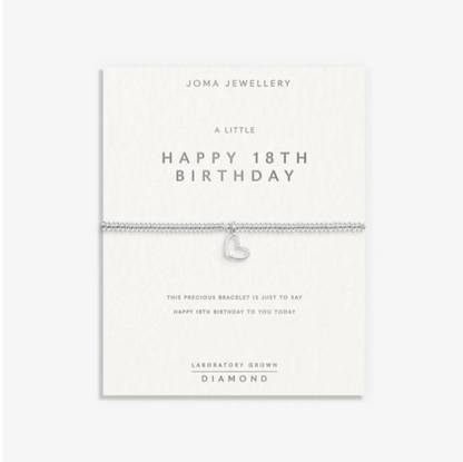 Joma Jewellery Laboratory Grown Diamond | Happy 18th Birthday
