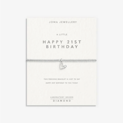 Joma Jewellery Laboratory Grown Diamond | Happy 21st Birthday