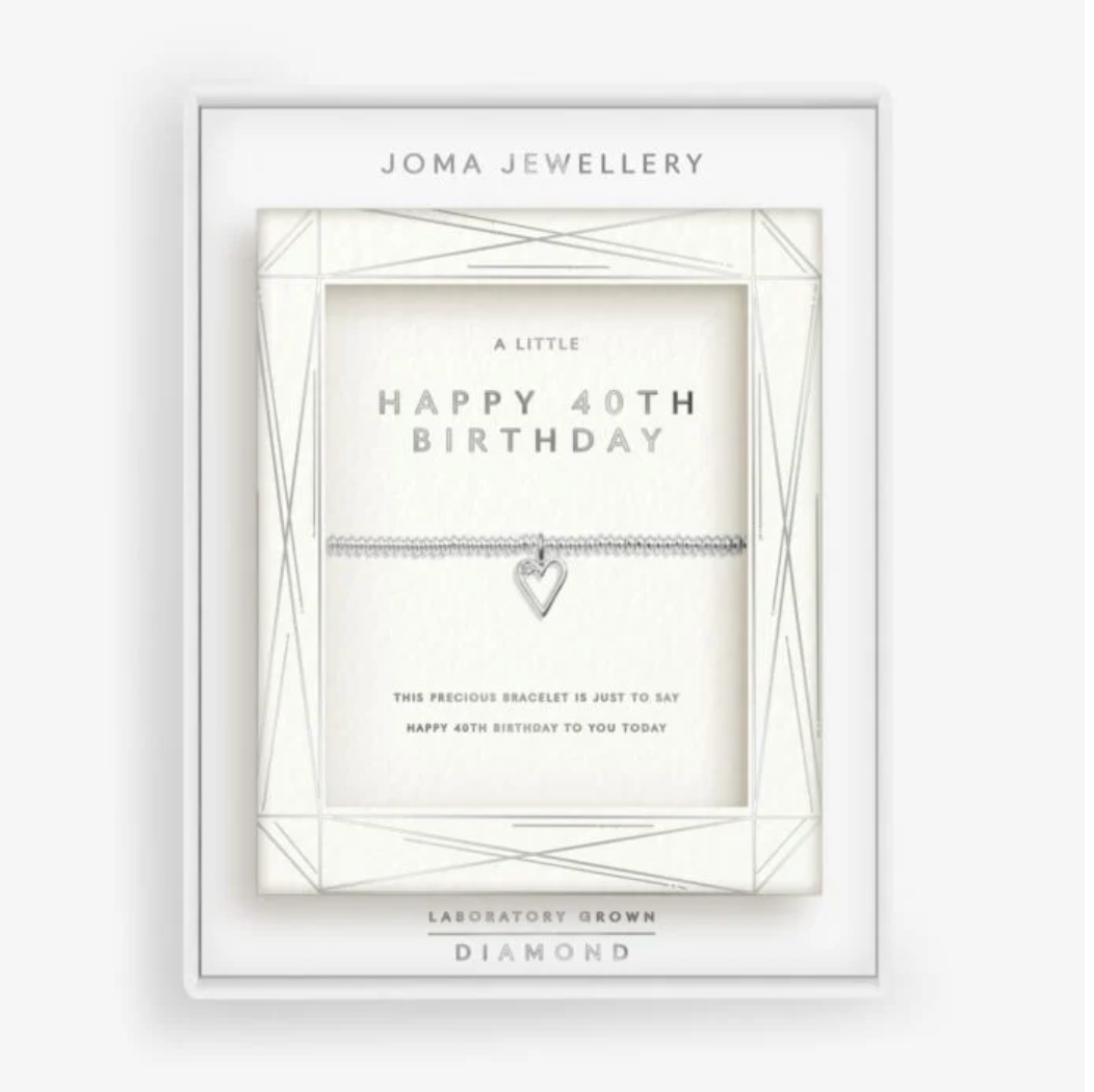 Joma Jewellery Laboratory Grown Diamond | Happy 40th Birthday