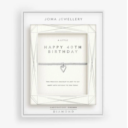 Joma Jewellery Laboratory Grown Diamond | Happy 40th Birthday