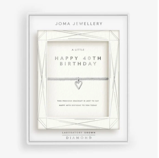 Joma Jewellery Laboratory Grown Diamond | Happy 40th Birthday