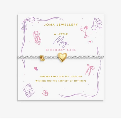 Joma Jewellery  | A Little May Birthday Girl