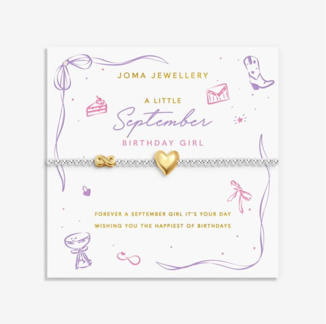 Joma Jewellery  | A Little September Birthday Girl