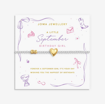 Joma Jewellery  | A Little September Birthday Girl