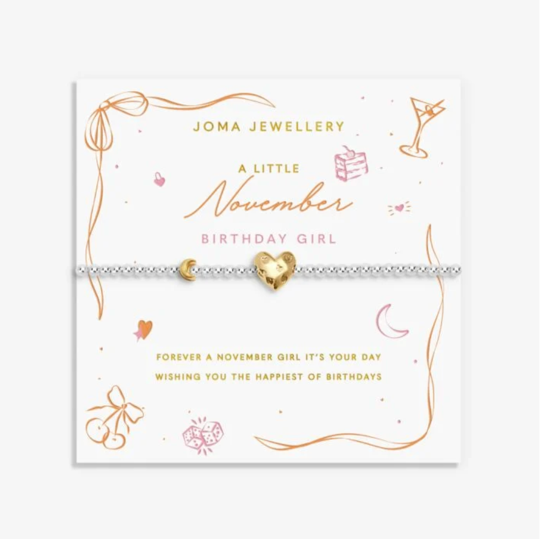Joma Jewellery  | A Little November Birthday Girl
