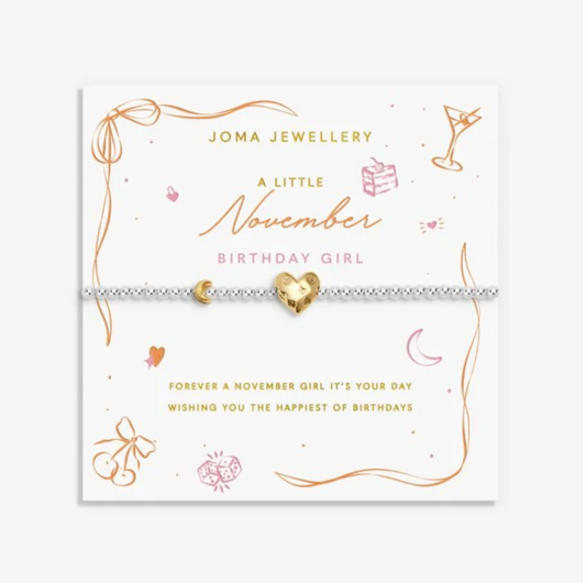 Joma Jewellery  | A Little November Birthday Girl