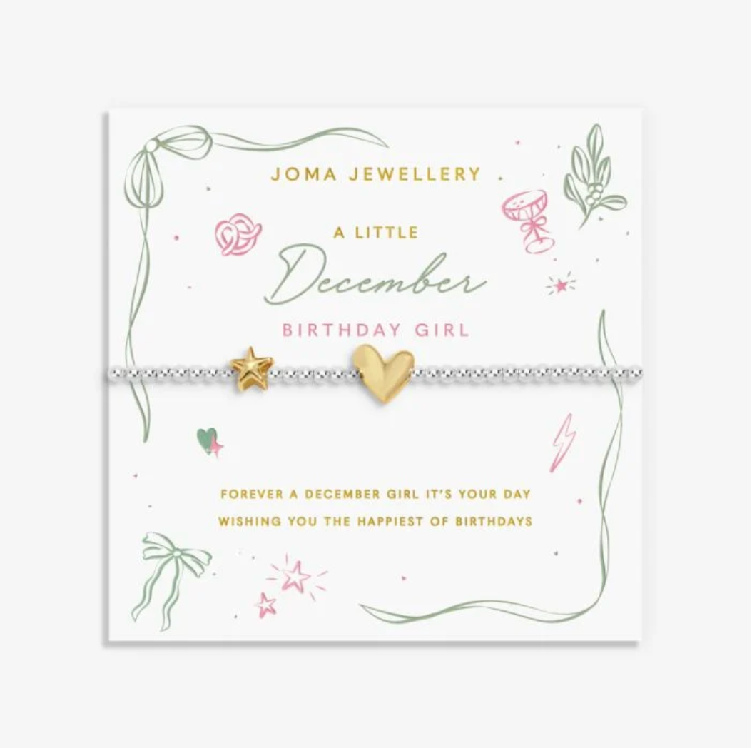 Joma Jewellery  | A Little December Birthday Girl