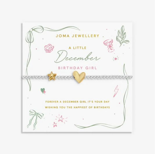 Joma Jewellery  | A Little December Birthday Girl