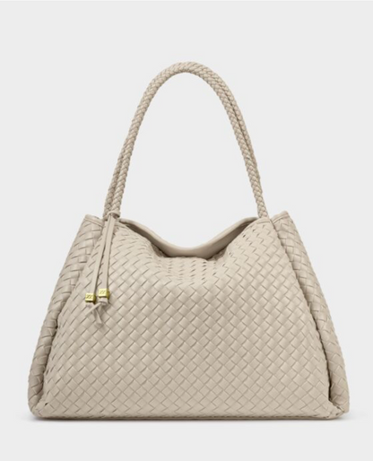 Katie Loxton | Oyster Nova Hand Woven Large Shoulder Bag