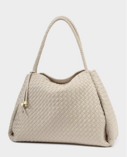 Katie Loxton | Oyster Nova Hand Woven Large Shoulder Bag