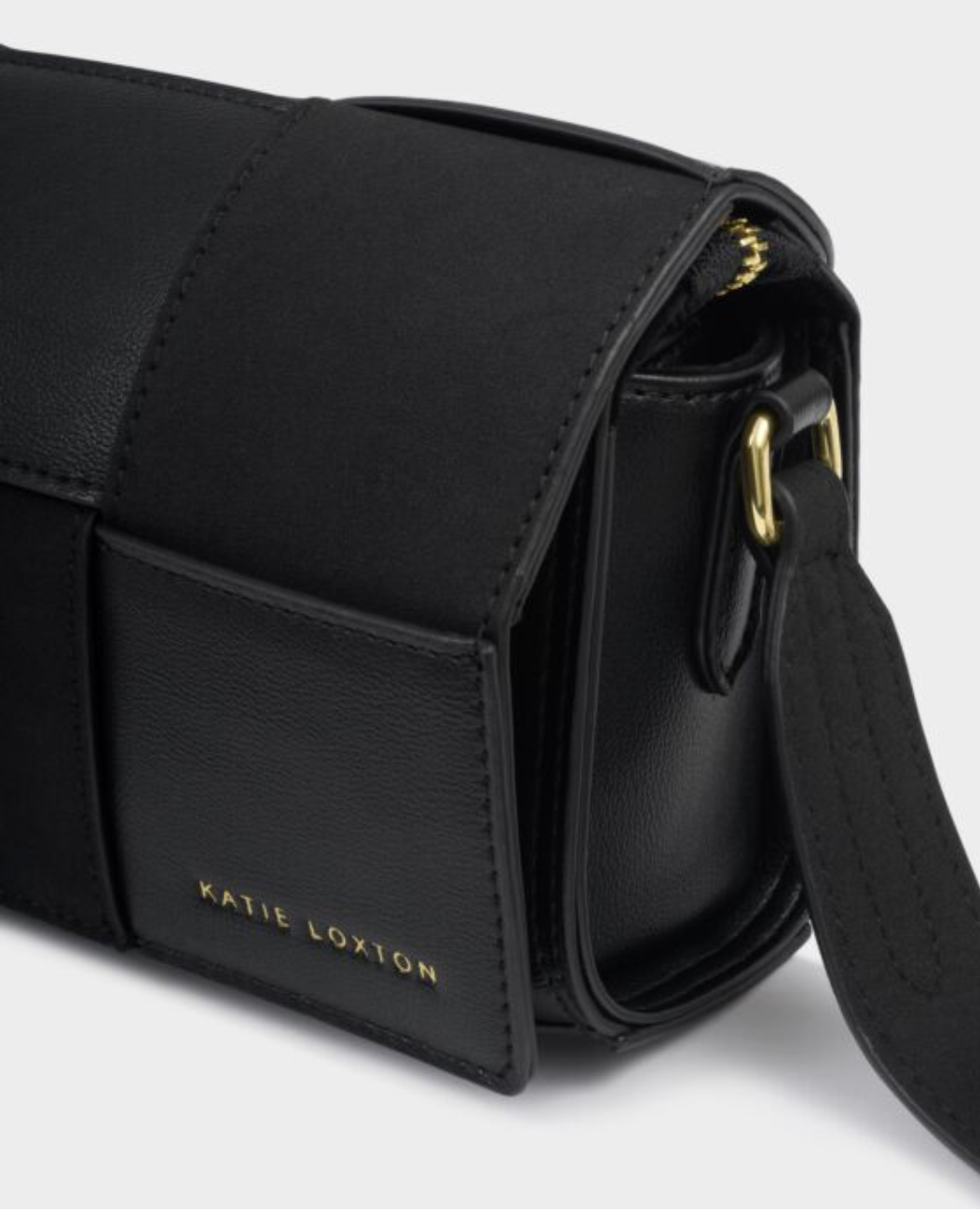 Katie Loxton | Black Taya Suedette Crossbody Bag