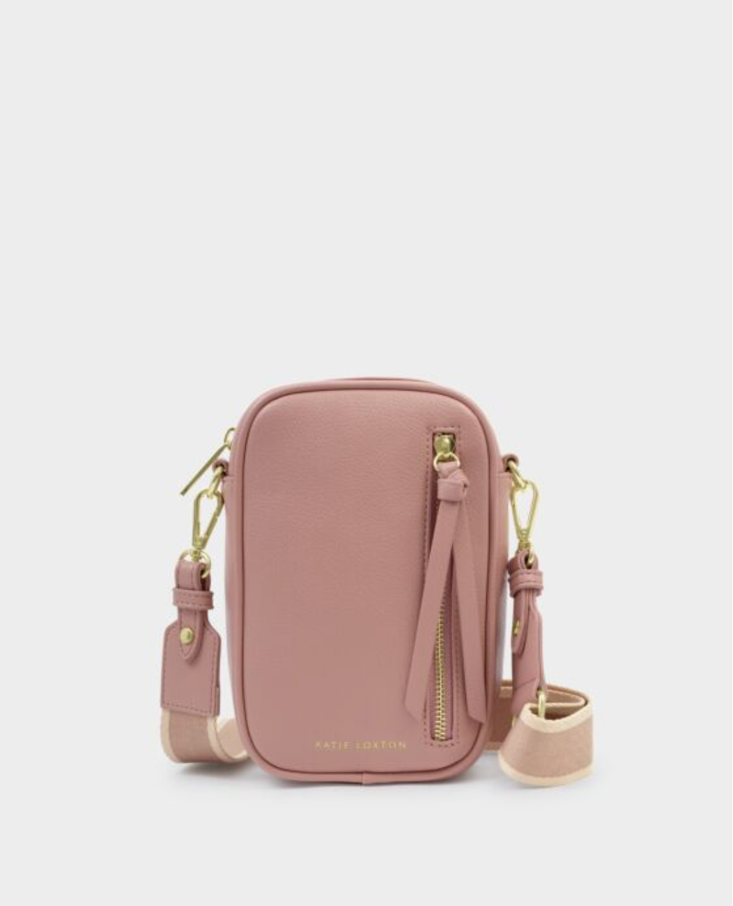 Katie Loxton | Pink Heather Hallie Canvas Small Crossbody Bag