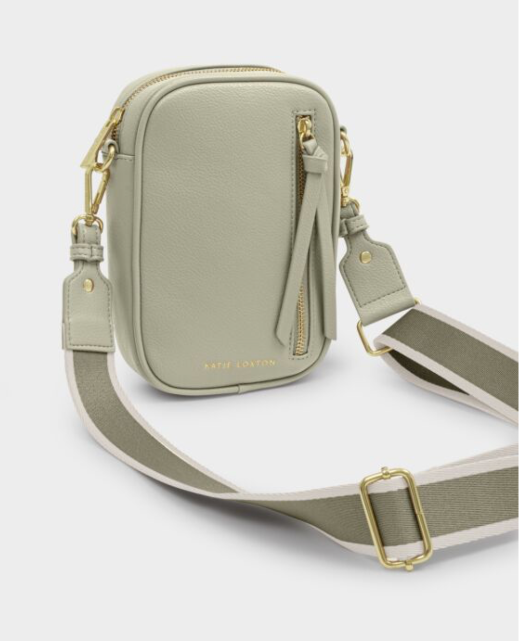 Katie Loxton | Green Mist Hallie Canvas Small Crossbody Bag