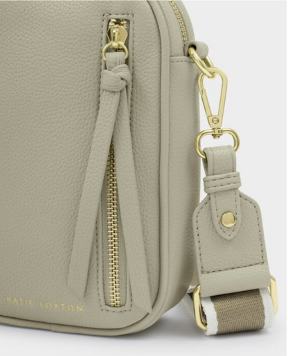 Katie Loxton | Green Mist Hallie Canvas Small Crossbody Bag