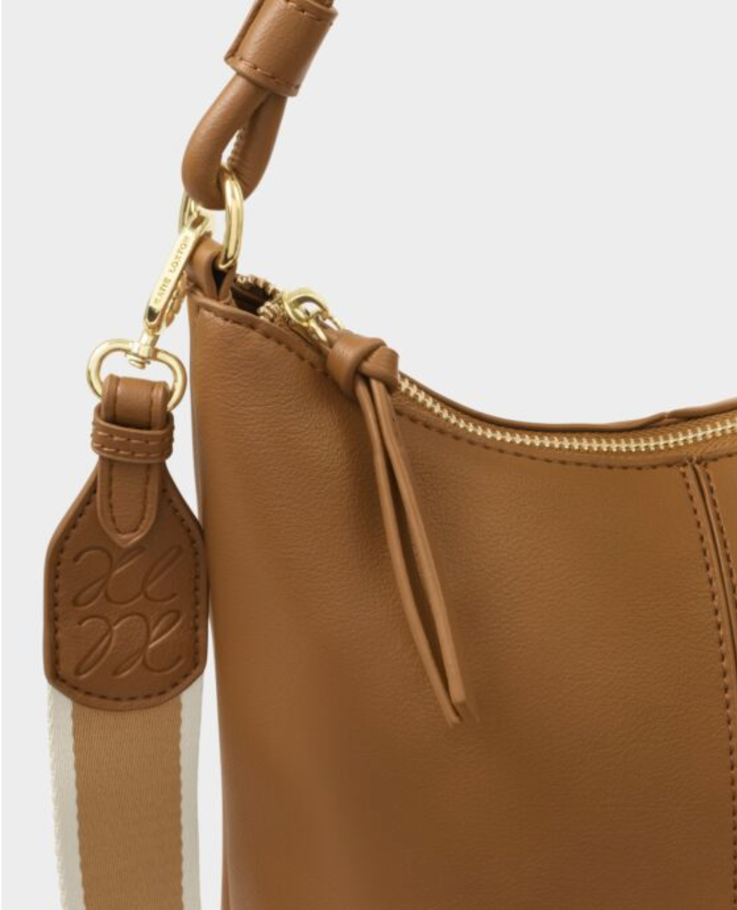 Katie Loxton | Caramel Hallie Satchel Bag