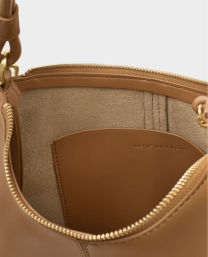 Katie Loxton | Caramel Hallie Satchel Bag