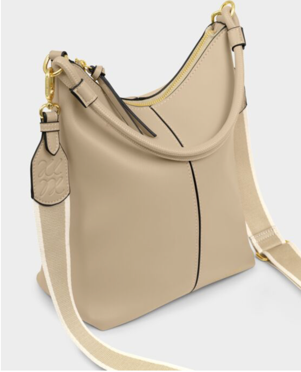 Katie Loxton | Light Taupe Hallie Satchel Bag