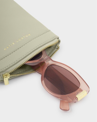 Katie Loxton | Green Mist Clip-On Sunglasses Case
