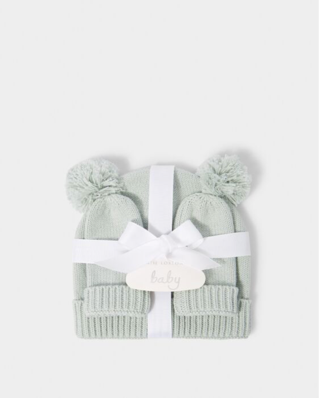 Katie Loxton | Sage Baby Hat & Mittens