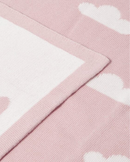 Katie Loxton | Pink Printed Baby Blanket