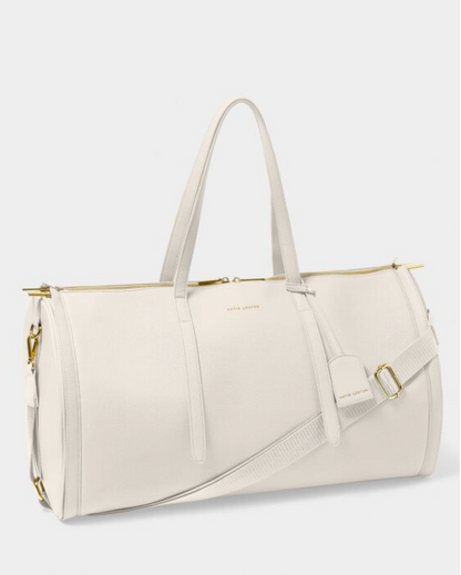 Katie Loxton | Off White Fold-Out Garment Weekend Bag