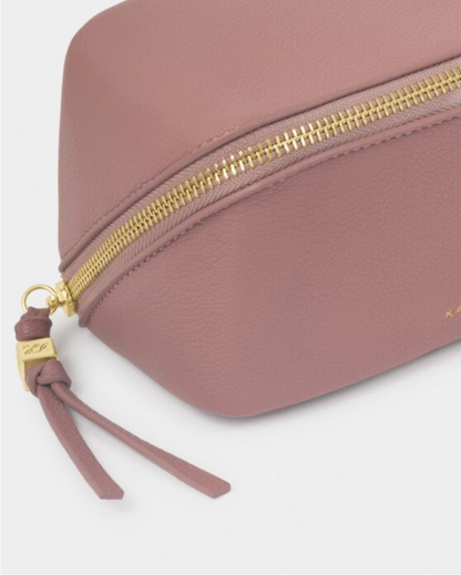 Katie Loxton | Deep Rose Fold Out Makeup Bag With Mirror