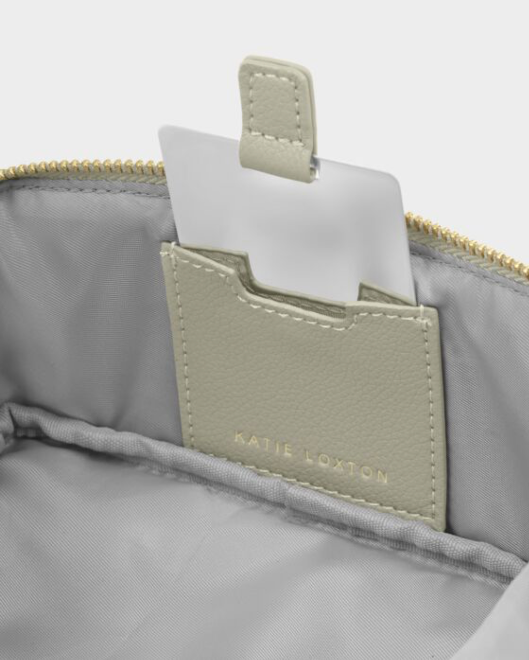 Katie Loxton | Green Mist Fold Out Makeup Bag With Mirror