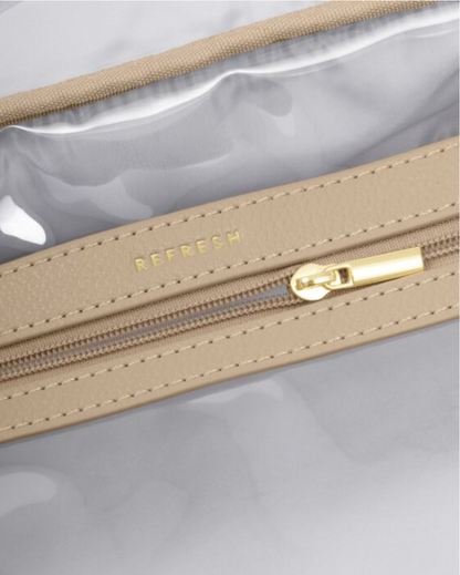 Katie Loxton | Light Taupe Hanging Makeup & Wash Bag