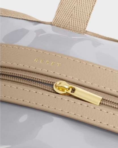 Katie Loxton | Light Taupe Hanging Makeup & Wash Bag