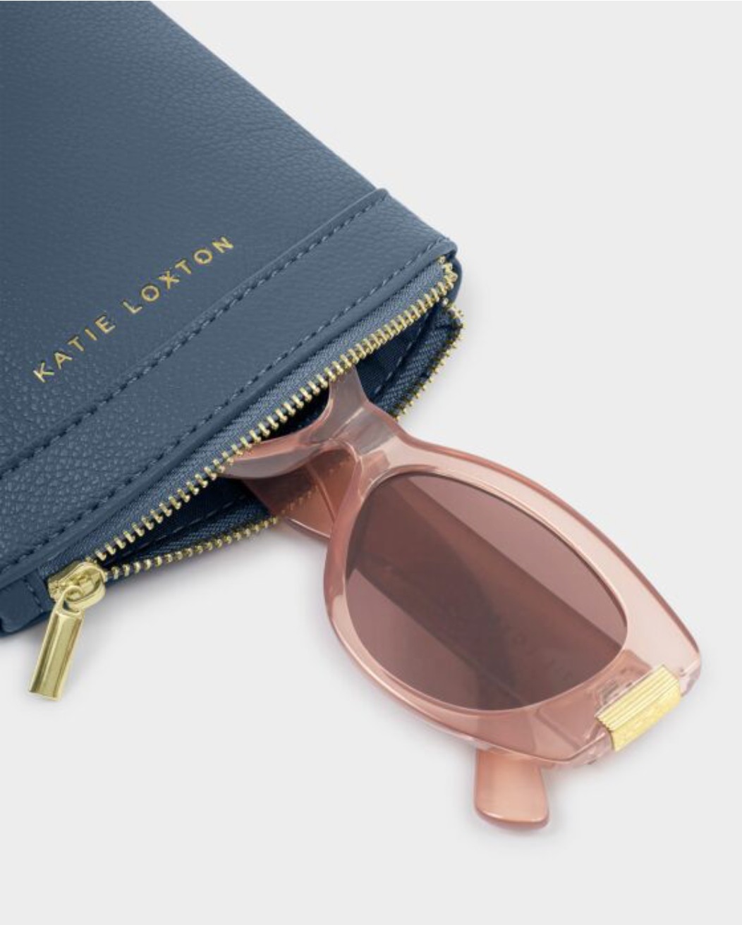 Katie Loxton | Light Navy Clip-On Sunglasses Case