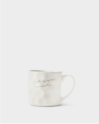Katie Loxton | 'I Prefer My Espresso in a Martini' Gift Bow Mug