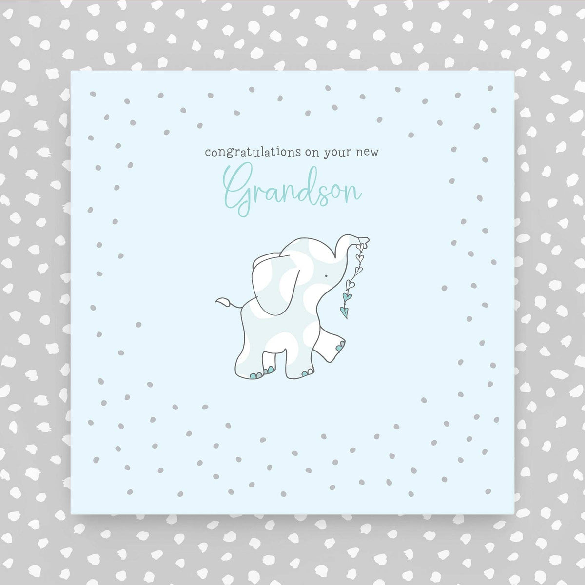 Congratulations on your new Grandson greeting card (GR06)