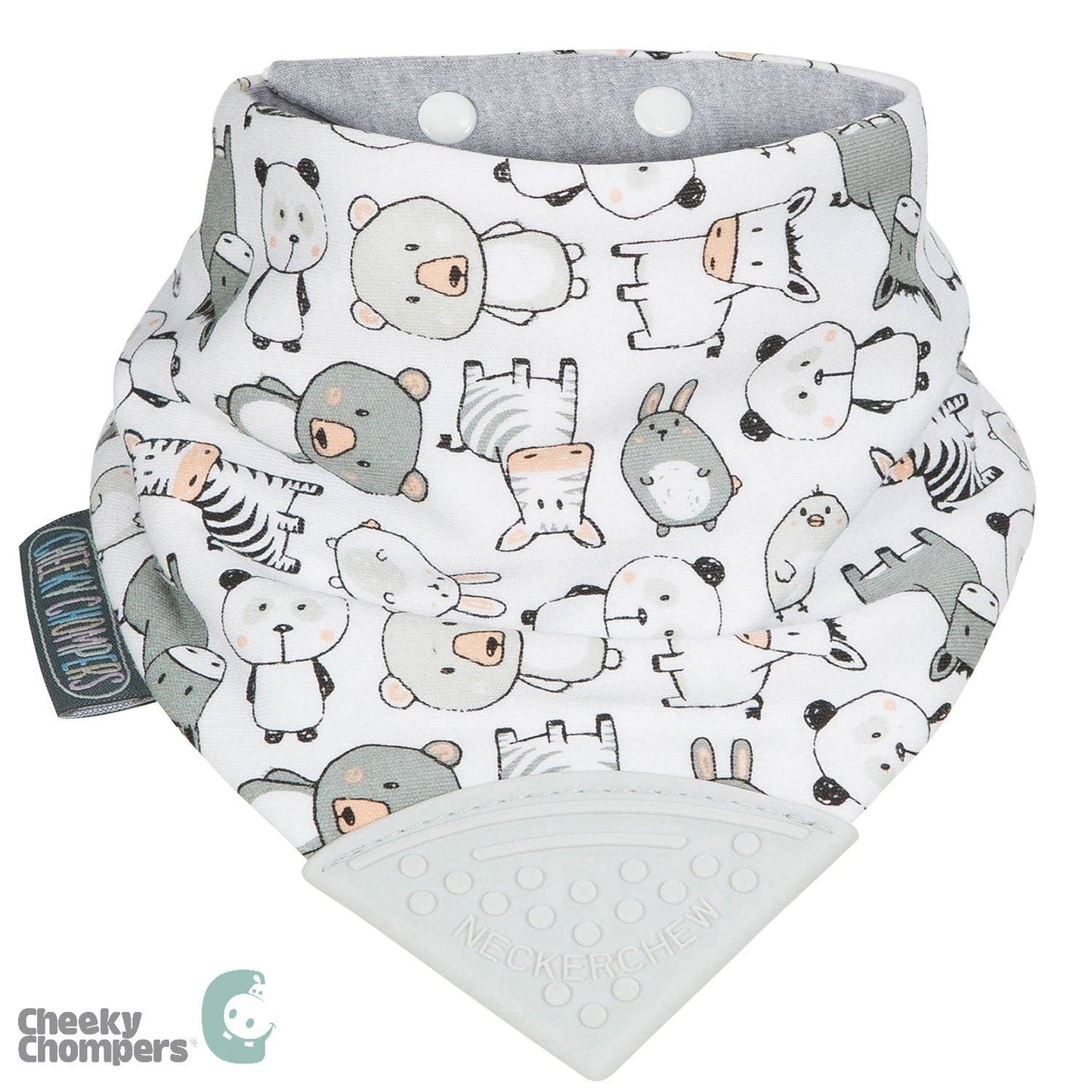 Panda Pals Neckerchew - Teething Dribble Bib