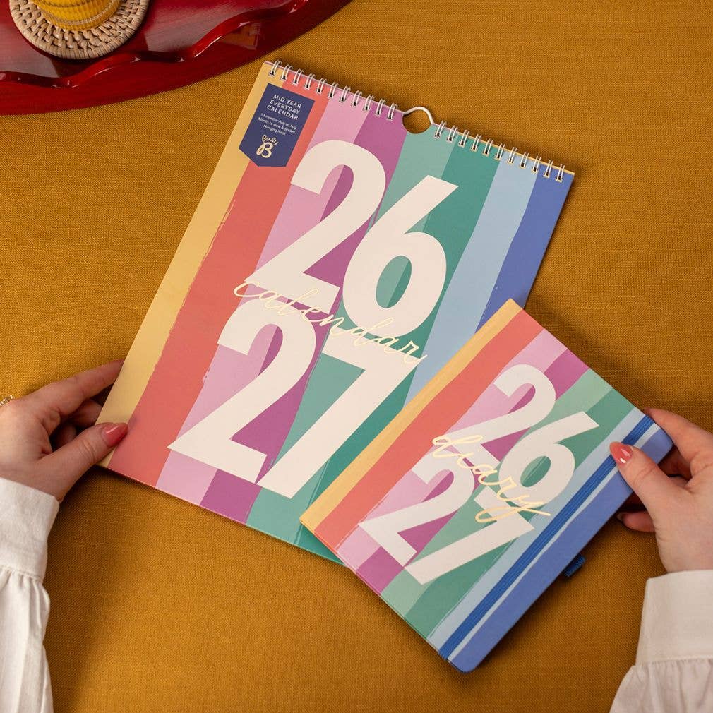 Mid-Year Diary 2026/27 - Stripe - Week to View - Busy B