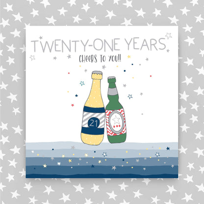 21 Years Greeting Card (MA57)