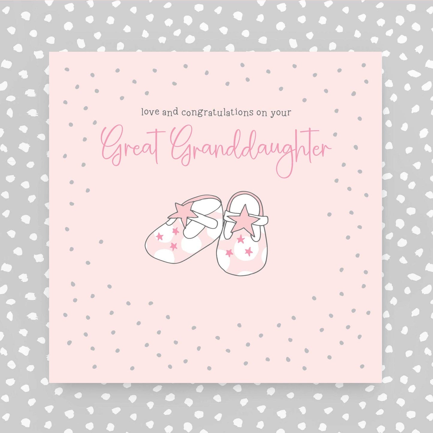 Congratulations on your new Great granddaughter greeting card (GR83)