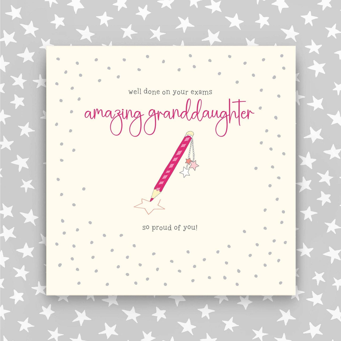 Well Done on your exams amazing Granddaughter Greeting Card (GR77)