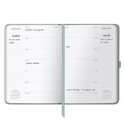 Busy Life Diary 2027 Sage Faux - Busy B
